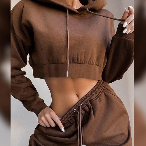 Cropped tracksuit sweatsuit - cropped,