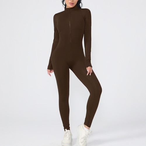 Womens zip neck bodysuits - neck,